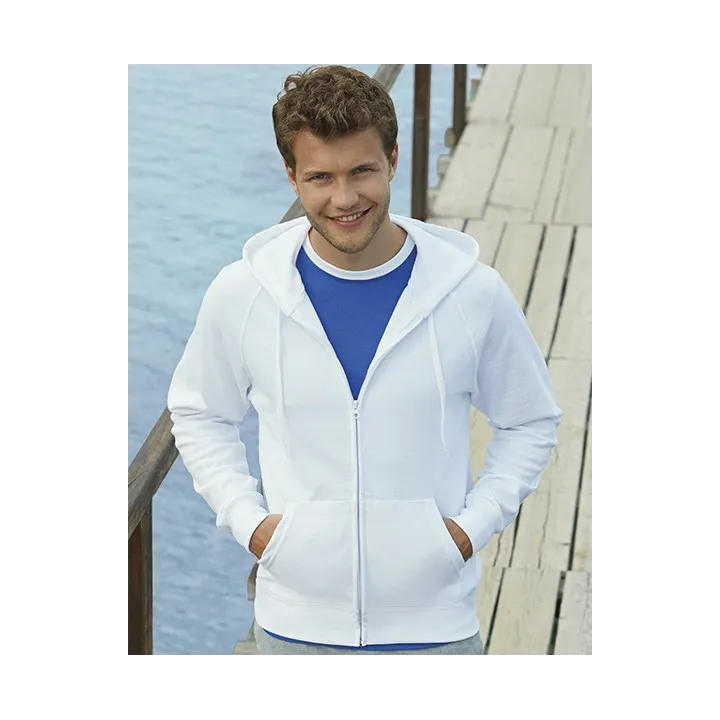Herren Sweatjacke mit Kapuze bedrucken